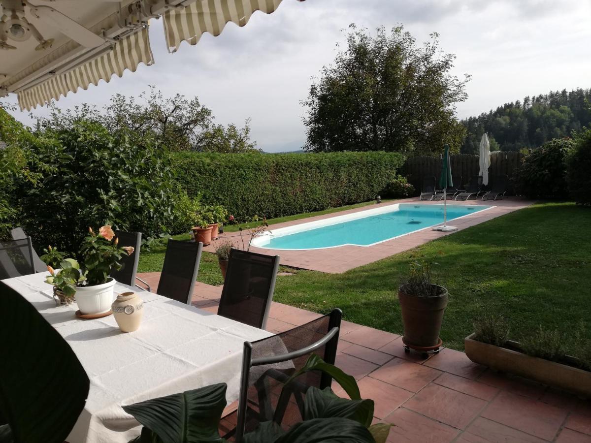 Ferienwohnung Mit Pool In Woerthersee Naehe Dellach  Exterior foto
